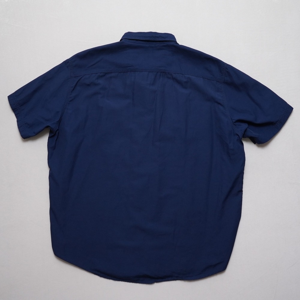 G.H. Bass Mens 2XL Navy Utility Shirt Button Down Outdoor Workwear - Picture 13 of 14